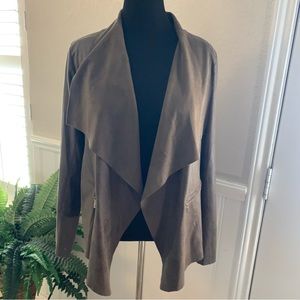 Worthington Bohemian style Faux lamb skin leather jackets